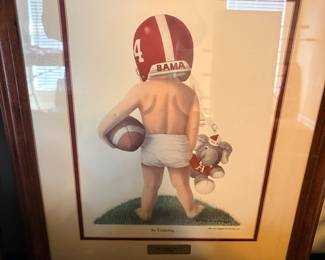 "In Training" by artist Fran Baggett, released in 1989