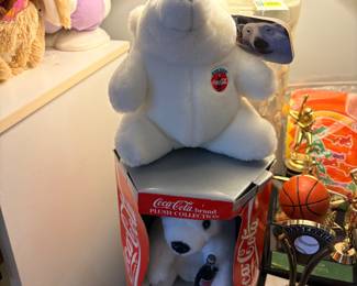 vintage Coca-Cola Plush Collection Polar Bear from 1993