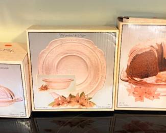 Indiana Glass Company "Pink Recollection"