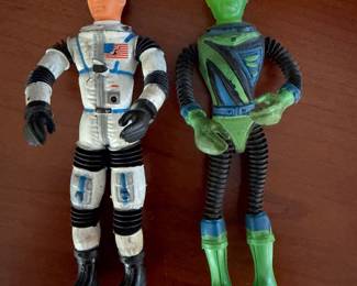 Mattel’s vintage Major Matt Mason, VINTAGE MATTEL 1966 BLUE STRIPES MAJOR MATT MASON ASTRONAUT ACTION FIGURE