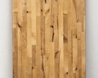 Large rectangular butcher-block wood slab