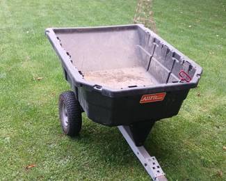 AllFit tow-behind lawn and garden dump cart