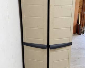 Plastic storage cabinet