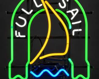 Vintage Full Sail Brewing neon beer sign