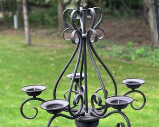 Metal chandelier
