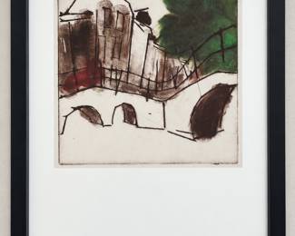 Framed “Amsterdam Canal View” print by Mark Raven