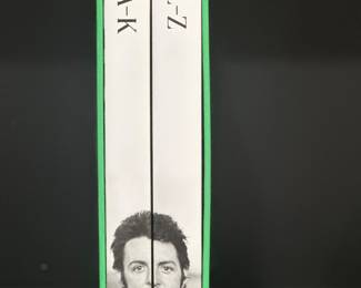 Paul McCartney’s The Lyrics, a two-volume hardcover set arranged A–K and L–Z, housed in a bright green slipcase
