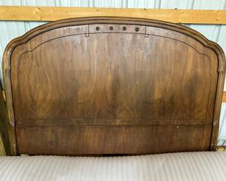 Vintage wood headboard