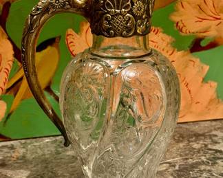 Large Sterling water pitcher 1800s