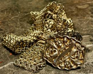 Victorian sterling belt