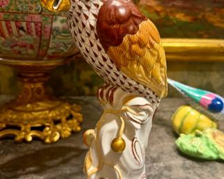 Large limited edition Herend parrot