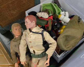 Vintage GI Joe with accessories 