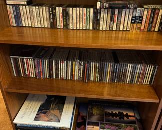 VHS, CD's, DVD's, Tape Cassettes, Books
