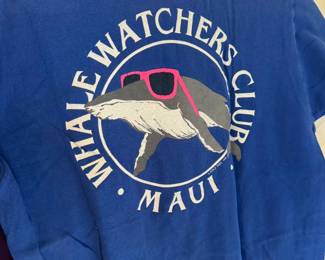 Vintage Maui whale watchers tshirt