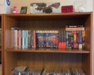 VHS, CD's, DVD's, Tape Cassettes, Books