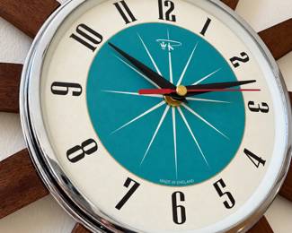 Vintage Starburst wall clock