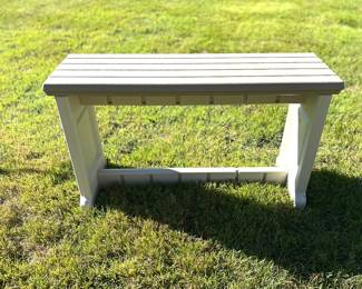 Plastic bench