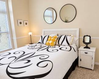 Bedroom set, bed, dresser, nightstand