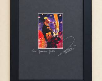 Framed “San Francisco Jazz” artwork