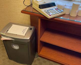 Adding Machine & Paper Shredder