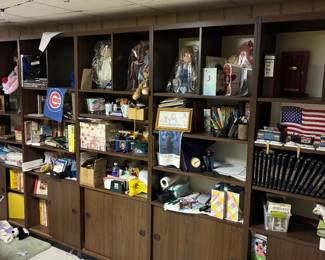 bookshelves