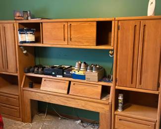 wall unit headboard