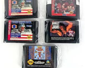 BB419 1990s Sega Genesis Game Cartridges