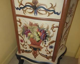 Decorative hall cabinet.