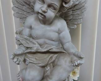 Cherub statue.