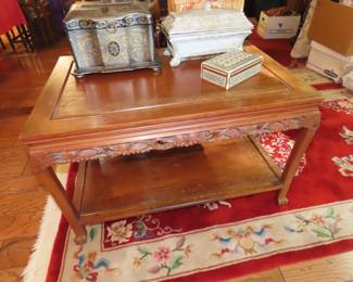 Asian end table.