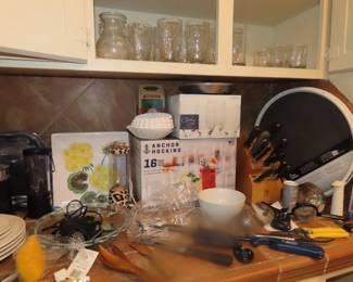 Kitchen contents.