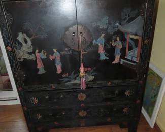 Asian style/themed cabinet.