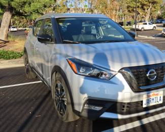 2019 Nissan Kick 5 door SUV, 4Cyl, 1.6 ltr. 27,500 miles. Auto Trans, Keyless Entry, Push Button Start, Alloy Wheels, Nissan Connect, Heated Seats, Backup Camera w 360 degree view, Lane Control, Bose Premium Audio System, Sirius XM, Cruise Control, Rear Spoiler, Fog and LED Lights etc.