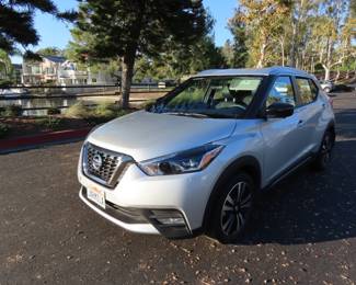 2019 Nissan Kick 5 door SUV, 4Cyl, 1.6 ltr. 27,500 miles. Auto Trans, Keyless Entry, Push Button Start, Alloy Wheels, Nissan Connect, Heated Seats, Backup Camera w 360 degree view, Lane Control, Bose Premium Audio System, Sirius XM, Cruise Control, Rear Spoiler, Fog and LED Lights etc.