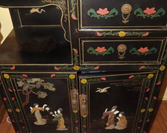 Asian style/themed cabinet.