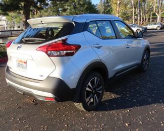 2019 Nissan Kick 5 door SUV, 4Cyl, 1.6 ltr. 27,500 miles. Auto Trans, Keyless Entry, Push Button Start, Alloy Wheels, Nissan Connect, Heated Seats, Backup Camera w 360 degree view, Lane Control, Bose Premium Audio System, Sirius XM, Cruise Control, Rear Spoiler, Fog and LED Lights etc.
