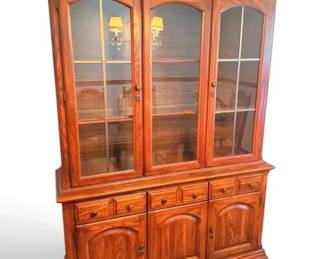 Wooden Dining Room Hutch