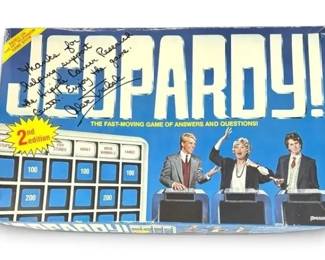 Signed 1980s Jeopardy 2nd Edition Board Game