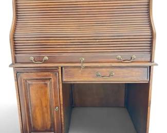 Wooden Roll Top Desk