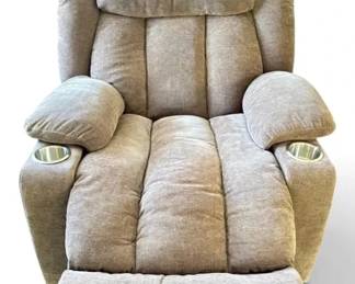 Houston Upholstered Power Lift Recliner With Massage