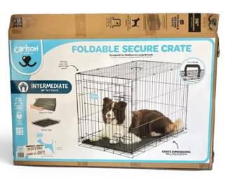 Carlson Foldable Secure Dog Crate