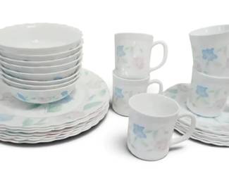 Arcopal France Chloe Floral Patterned Dish Set  27 Pieces