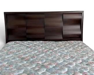 Black Cherry Wood King Size Bed