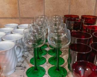 Lots of colored glass