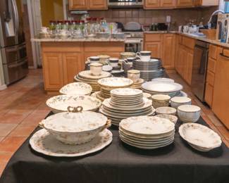 An assortment of beautiful china.