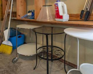 Several small tables