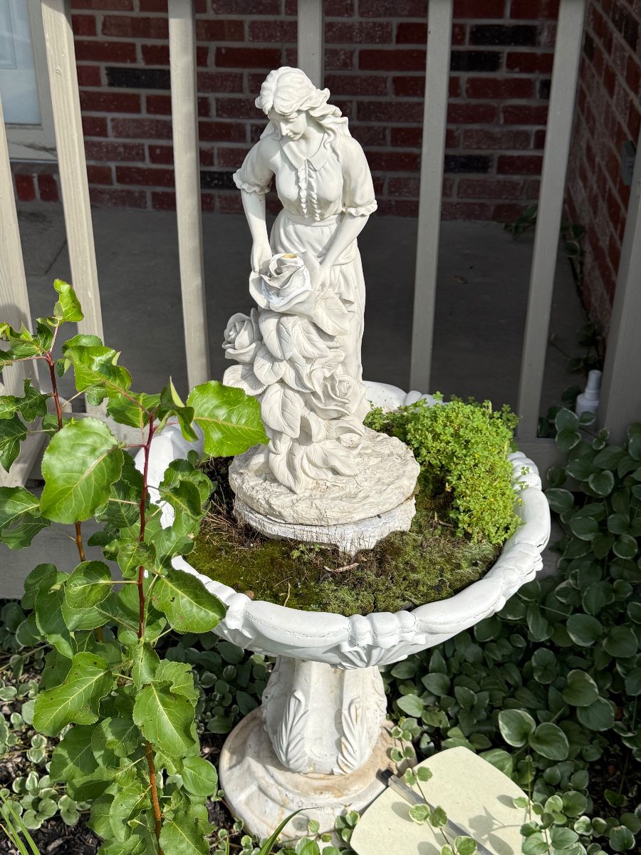 Concrete yard decor