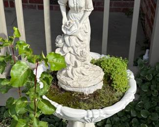 Concrete yard decor