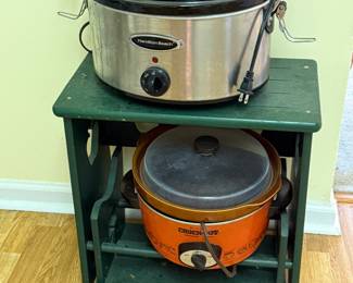 Crockpots, newer, and vintage