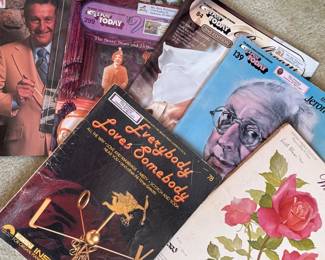 Assortment of sheet music
